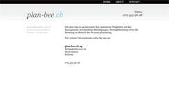 Desktop Screenshot of plan-bee.ch